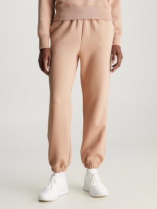 Calvin Klein Calvin Kleın Kadın Dokuma Kumaş  Normal Bel  Düz Model Gri Eşofman Altı K20K206755-PAW