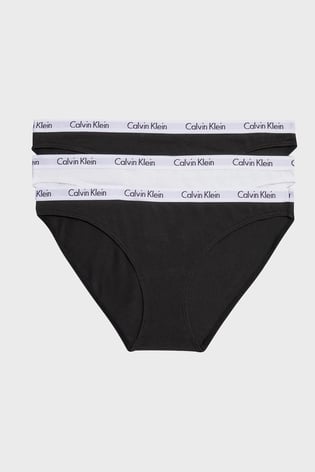 Calvin Klein Calvin Kleın Kadın Marka Logolu Günlük Kullanım Siyah Külot 000QD3588E-WZB
