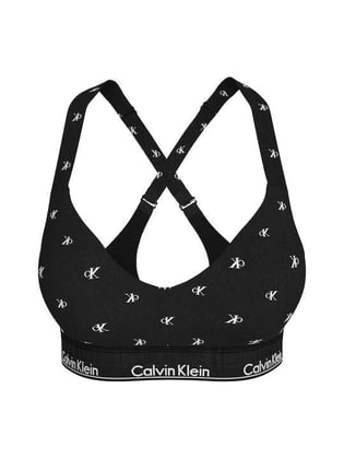 Calvin Klein Calvin Kleın Kadın Marka Logolu Lastikli Normal Kalıp Siyah Bralet 000QF7900E-PCS