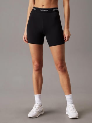 Calvin Klein Calvin Klein Kadın Slim Fit Beli CK Logolu Elastik Bantlı Kısa Siyah Şort LVGWS5L706-UB1
