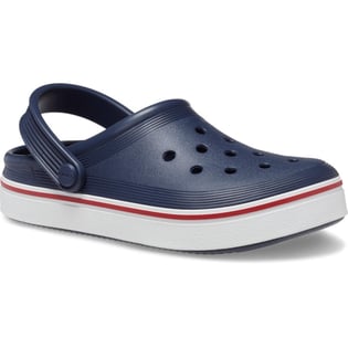 Crocs Crocs Çocuk Logolu Yazlık Orijinal Kaydımaz Günlük Kullanım Lacivert Terlik 208477-4CC
