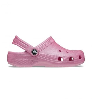 Crocs Crocs Çocuk Marka Logolu Rahat Günlük Kullanım Pembe Terlik 206993-6XE