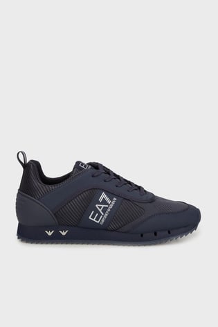 EA7 Ea7 Erkek Rahat Taban Nefes Alabilen File Detaylı Kartal Motifli Lacivert Sneaker 7X000337 AF18613-MZ187