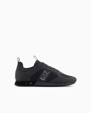 Ea7 Ea7 Unısex Fileli Şerit Logolu Bağıcıklı Gri1 Sneaker X8X027 XK050-D186