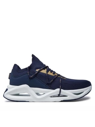 Ea7 Ea7 Unısex Yüksek Taban Bağcıklı Rahat Siyah-Altın Sneaker X8X087 XK227-U043