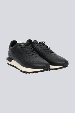 EMPORIO ARMANI Emporıo Armani Erkek Kaydırmaz Rahat Taban Deri Siyah Sneaker X4X684 XR323-00002