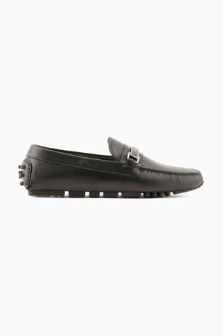 Emporio Armani Emporıo Armani Erkek Logolu Bağcıklı Deri Siyah Casual X4B151 XN882-K001