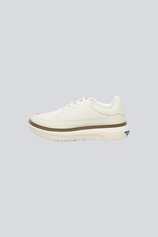 Emporio Armani Emporıo Armani Erkek Topuk Kısmı Logo Desenli Kalın Rahat Taban Bağcıklı Beyaz Sneaker EM003067 AF10848-U0003