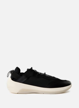 EMPORIO ARMANI Emporıo Armani Erkek Yüksek Rahat Taban Nefes Alabilen Fileli Siyah-Mavi Sneaker EM001675 AF14764-ZB002