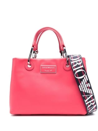 Emporio Armani Emporıo Armani Kadın Logolu Çift Kayışlı Ayarlanabilir Spor Kırmızı Omuz Çantası Y3D166 Y478E-80412