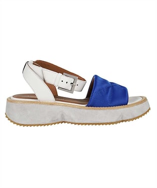 Emporio Armani Emporıo Armani Kadın Tokalı Kalın Taban Günlük Beyaz Sandalet X3U092 XM344-836