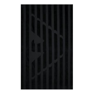 EMPORIO ARMANI Emporıo Armani Unısex Logo Desenli Pamuklu Siyah Plaj Havlusu EX000021 AF12340-UC001