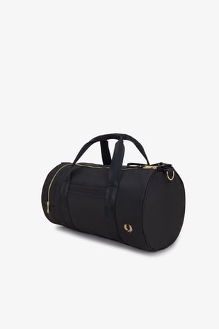 Fred Perry Fred Perry Unısex Yan Ekstra Fermuar Bölmeli Omuz Ve El Askılı Siyah Valiz L9257-102