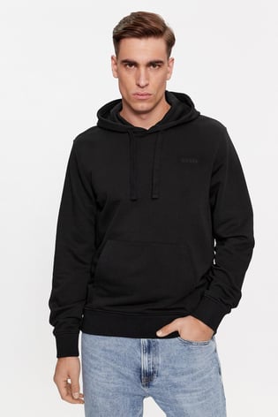 GUESS GUESS Erkek Siyah Sweatshirt M4RQ52 KBK32-JBLK