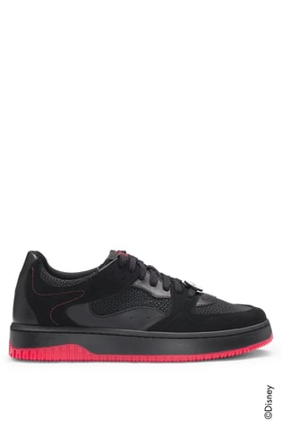 HUGO HUGO Erkek Rahat Taban İşlemeli Desenli Renk Geçişli Siyah Sneaker 50536715-006