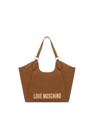 Love Moschino Love Moschino Kadın Düz Renkli Astar Polyester Kısa Askılı Kahverengi Omuz Çantası JC4165PP1MKD0-201