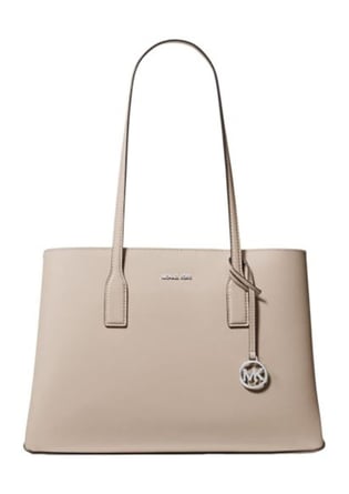 Michael Kors Michael Kors Kadın Deri Geniş Kısa Kol Askısı Düz Model Bej Omuz Çantası 30S5S9RT2T-LIGHTSAND