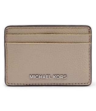 Michael Kors Michael Kors Kadın Deri MK Yazılı Kart Bölmeli Bej Cüzdan 32F8SF6D1L-LIGHTSAND