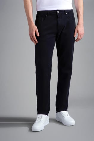 Paul Shark Paul Shark Erkek Dokuma Kumaş  Normal Bel  Düz Model Siyah Pantolon 13314067-011