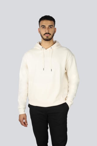 TOMMY HILFIGER Tommy Hilfiger Erkek Kapşonlu Yaka Regular Fit Pamuklu Uzun Kollu Sarı Sweatshirt MW0MW37459-Z00