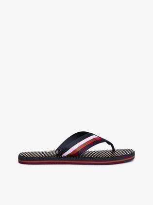 TOMMY HILFIGER Tommy Hilfiger Erkek Lacivert Terlik FM0FM05443-DW5