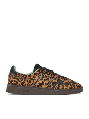 Tommy Hilfiger Tommy Hilfiger Kadın Leopar Desenli Düşük Bilekli Rahat Taban Kahverengi Sneaker EN0EN02904-0K7