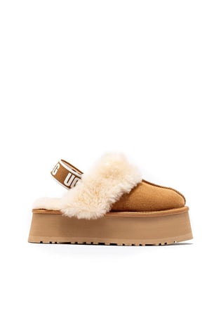 UGG UGG Kadın Deri Rahat Taban Günlük Kullanım Taba Bot & Bootie 1113474-CHESTNUT