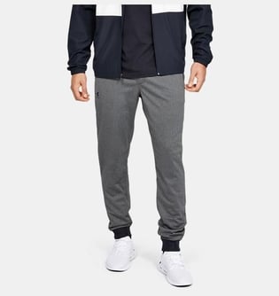 Under Armour Under Armour Erkek Logolu Beli Lastikli Yüksek Bel Slim Fit Gri Eşofman Altı 1290261-090