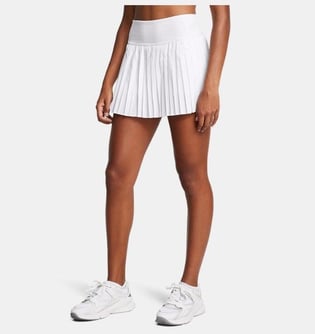Under Armour Under Armour Kadın Pileli Yüksek Bel Mini Altı Şortlu Beyaz Etek 1390157-100