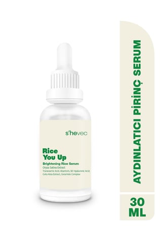 Rice You Up – Aydınlatıcı Pirinç Serum (%100 Vegan)