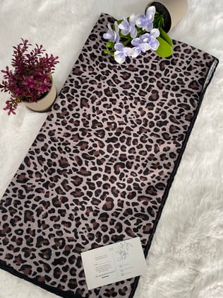 Leopar Desen Eşarp L-107
