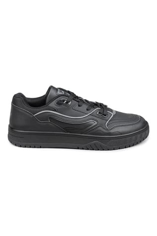 28520 Siyah Erkek Sneaker Günlük Spor Ayakkabı