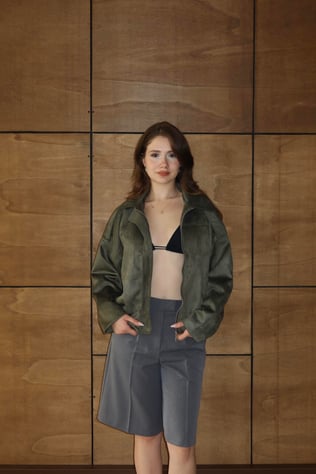 Süet Oversize Ceket