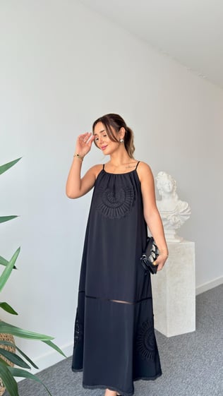 Leria Zra Model Brode Detaylı Elbise