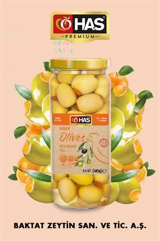 Portakal Dolgulu Yeşil Zeytin 500cc