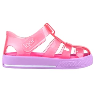 İgor Kız Çocuk Star Bicolor Sandalet Fuşya-Lila S10270-018