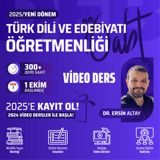 2025 TÜRK DİLİ VE EDEBİYATI ÖĞRETMENLİĞİ ÖABT | VİDEO DERS