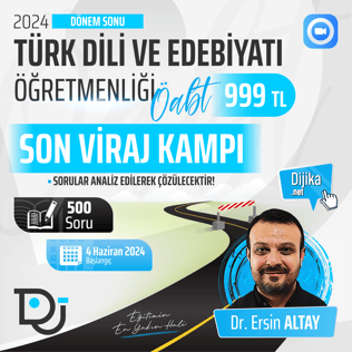 TÜRK DİLİ VE EDEBİYATI ÖĞRETMENLİĞİ | SON VİRAJ SORULARLA GENEL TEKRAR KAMPI | CANLI