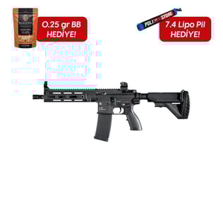 Evolution E-416 CQB RAHG ETS Airsoft Tüfeği + 7.4v LiPo Pil
