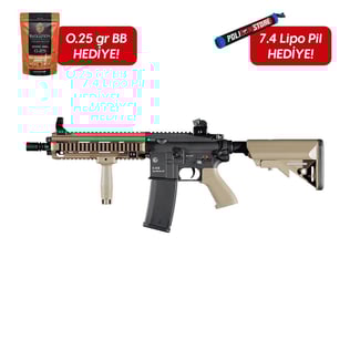 Evolution E-416 DEVGRU BR Airsoft Tüfeği + 7.4v LiPo Pil