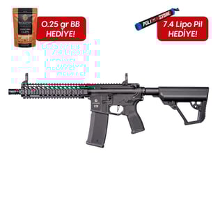 Evolution Recon 3.0 Viper MK18 Mod. 1 Siyah Airsoft Tüfeği + 7.4v LiPo Pil