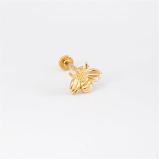 Goldstore-Altın Tragus Yılan Piercing