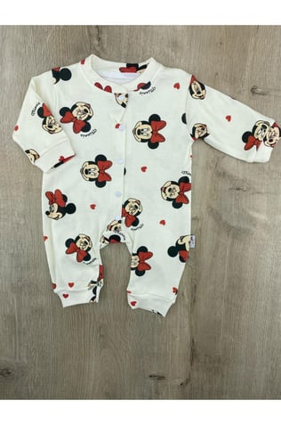 Murat Baby 9523 (0-12 Ay) Fiyonklu Minnie Desenli Tulum