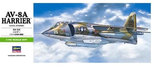 Hasegawa B10 00240 1/72 AV-8A Harrier Savaş Uçağı Demonte Plastik Maketi