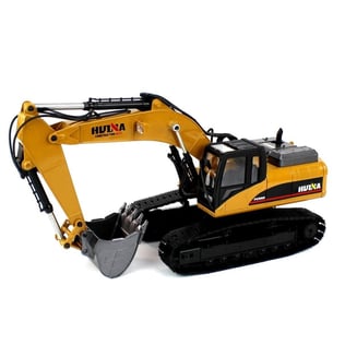 Huina 1580 1/14 Ölçek, Ekskavatör, Komple Metal, 23 Kanal Uzaktan Kumandalı İş Makinası