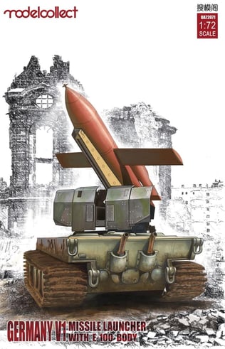 UA72071 1/72 Germany WWII V1 Missile launcher with
