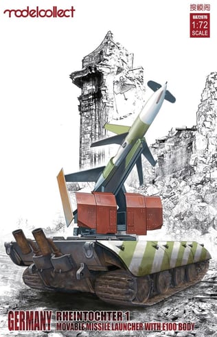 UA72076 1/72 Germany Rheintochter 1 movable Missil