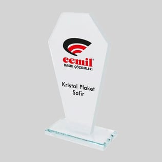 Kristal Plaket Safir KPKT-0014