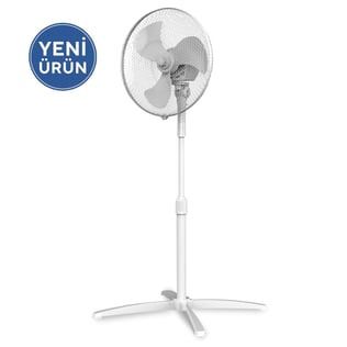 Kumtel KTF-290 Beyaz Vantilatör 16'' (3P)