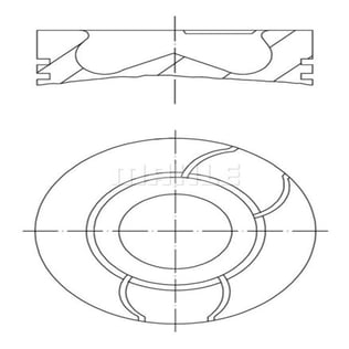 MOTOR PISTON+SEGMANI MEGANE II SCENIC CLIO III MODUS LAGUNA III KANGOO (1.5DCI EURO4 K9K) [(76.00MM STD)]